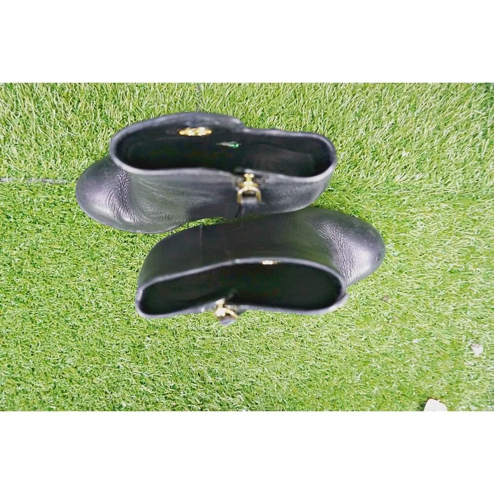 Tory Burch Black Leather Booties - Women's Size 7